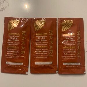 Makari Sandalwood Butter Firming Body Lotion. 3 Travel Sample Size. New!